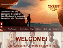 Tablet Screenshot of christnow.com